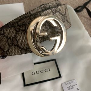 Gucci GG Supreme Pattern Belt Size 90 (36)